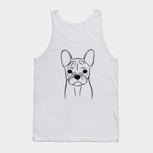 French Bulldog (Black and White) Tank Top